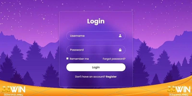 Đánh giá chi tiết bước đăng nhập 33WIN